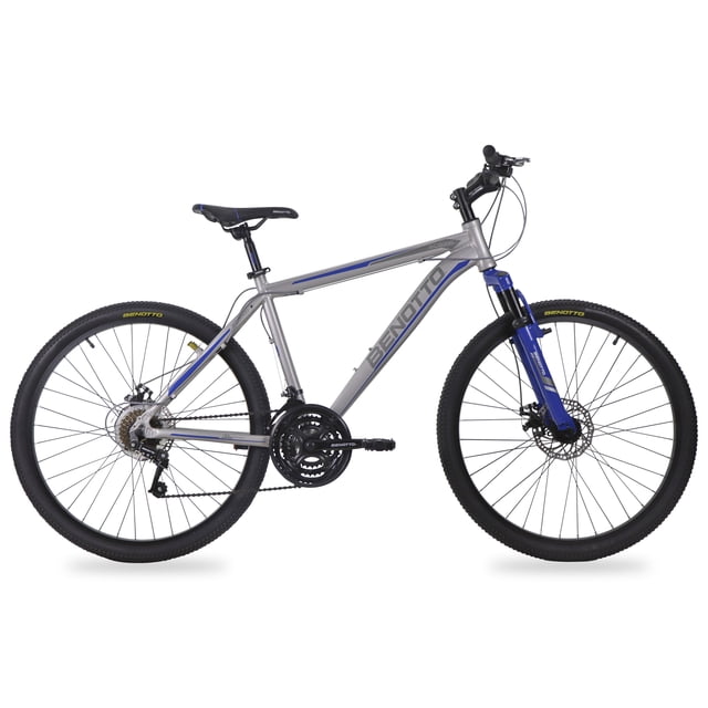 Bicicleta Benotto Montaña XC-5000 R26 Aluminio 21V Plata/Azul Talla:MM