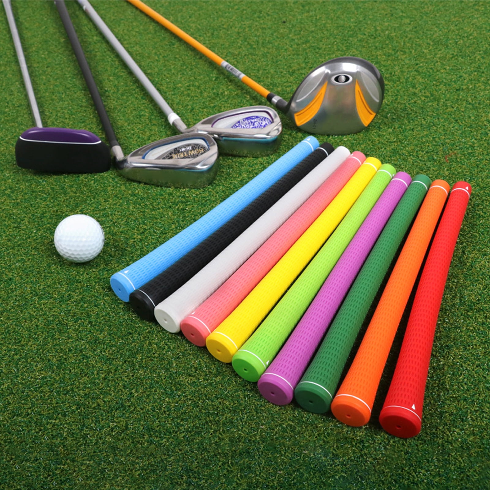 Anti-Slip Rubber Golf Clubs Grip Golf Club Handle for All Weather Golf Putter Handle Non-Slip Putter Grip Golf Club Grip