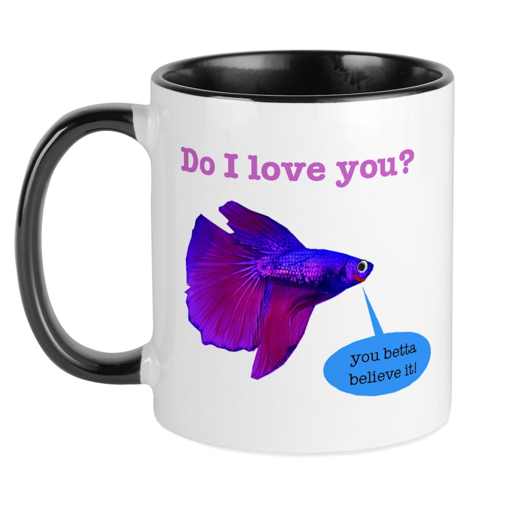 CafePress Betta Fish Mug Unique Coffee Mug, Coffee Cup CafePress