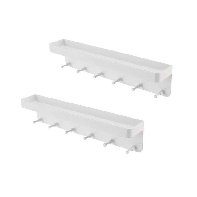 Soporte para Llaves YONGSHENG Montaje en Pared Organizador de Correo Metal Blanco