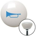 thumbnail image 1 of American Shifter  Blue Horn Trumpet White Retro Shift Knob with M16 x 1.5 Insert Shifter Auto Manual, 1 of 1