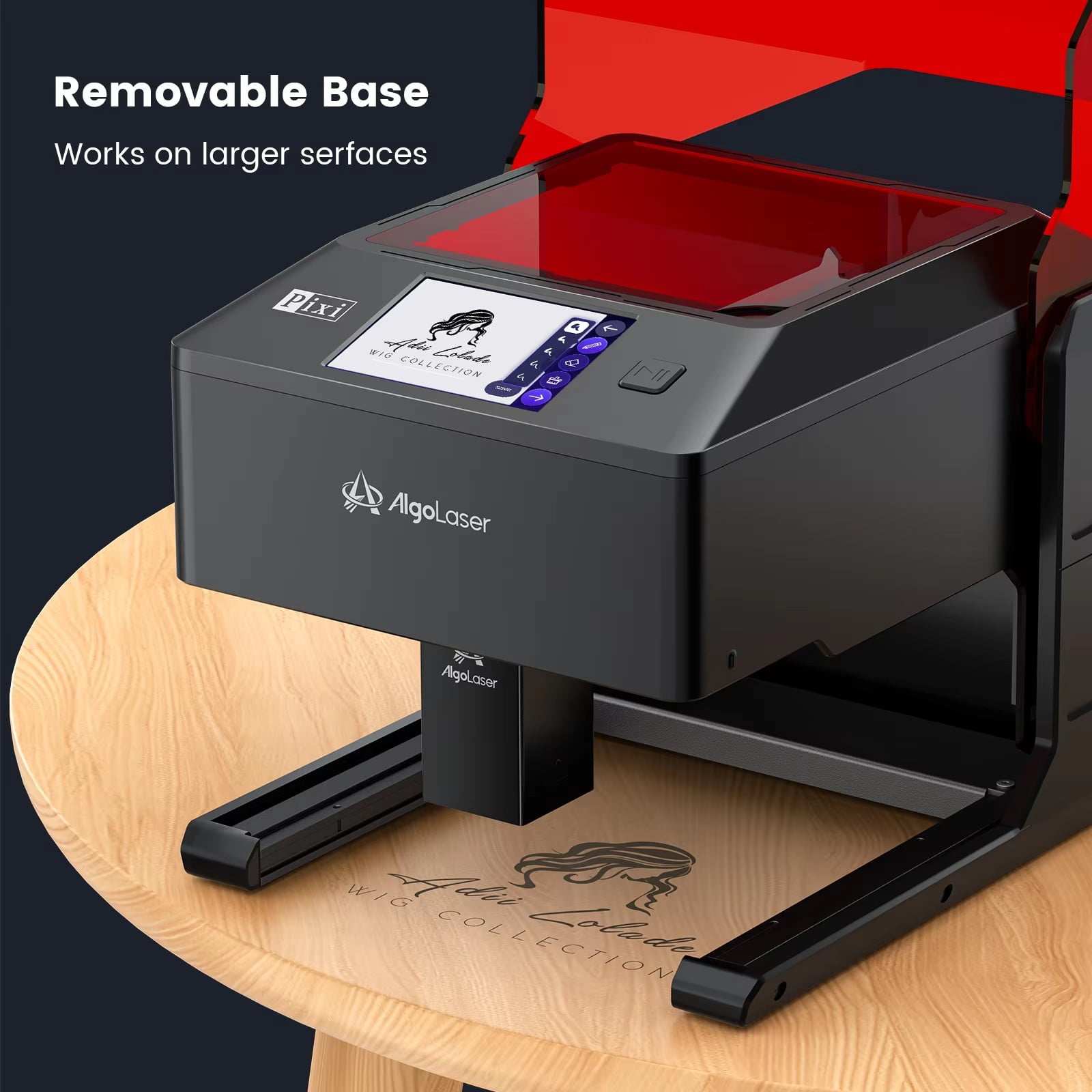Algo DIY KIT Engraver, 5W Output Power Engraving and Cutting Machine Support WiFi APP Control, Higher Accuracy Cutter Engraver for Wood, Leather, Acrylic, Glass etc