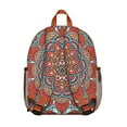 thumbnail image 5 of Abstract Ornamental Mandala Ergonomic Backpack - Comfortable Wear for Students with Spine Protection, 5 of 5