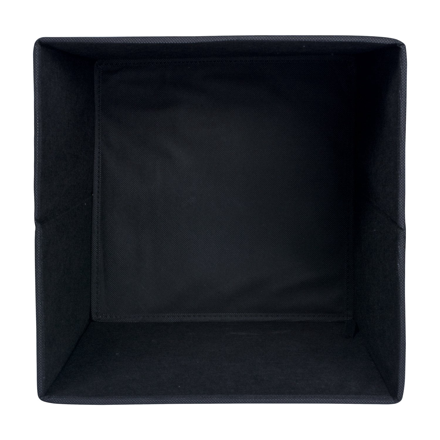 DII Non Woven Fabric Storage Bin Organizer Cube, Small Set, 11x11x11", Black, 2 Piece