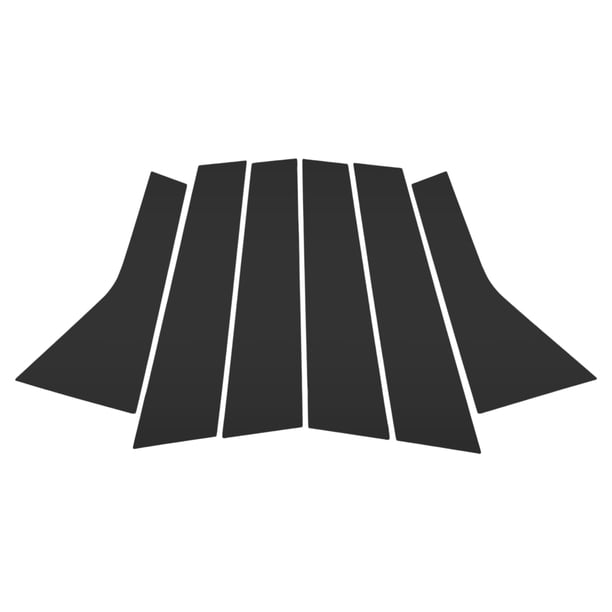 Pegatina Antirrayaduras para el Pilar de la Ventana de la Puerta de Unique Bargains, Cubierta Exterior para Volvo XC60 2009-2017, Negro, Frontal, Trasero, Izquierdo, Derecho