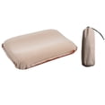 thumbnail image 3 of Portable Automatic Inflatable Camping Pillow - High Resilience Sponge Travel Neck Support Cushion for Outdoor Adventures and Office Naps, 3D Cheese Design, 3 of 7