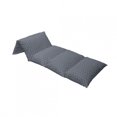 thumbnail image 4 of Japanese Floor Pillow Lounger Cover, Diamond Line Pattern with Squares and Abstract Graphic Flowers, Nap Mat Printed Fabric Case for 5 Pillows, 88" x 27", Charcoal Grey Dark Blue, by Ambesonne, 4 of 5