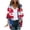 XQRW2-Wine, variant on 4th of July Kimono Cover Up for Women Indenpendence Day Red White and Blue Print Cardigan 3/4 Sleeve Sheer Beach Cover Ups Patriotic American Flag Coverups