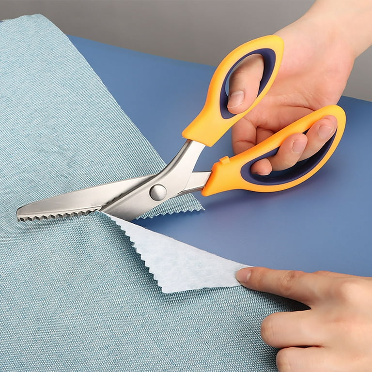 for TRIANGLE Fabric Lace Scissors Practical Serrated Scissors DIY