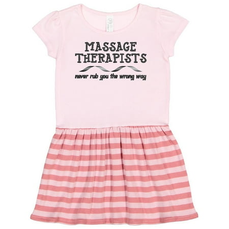 

Inktastic Massage Therapists Ribbon Gift Toddler Girl Dress