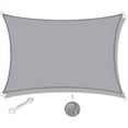 thumbnail image 1 of Vela de sombra rectangular, 2x4m, impermeable y resistente a los rayos UV, color gris, 1 of 5