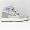 thumbnail image 1 of Ni - ke Ni - ke Womens Jordan 1 High Zoom CMFT 2 DV1305 Gray Basketball Shoes Sneakers 11.5, 1 of 5
