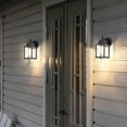 thumbnail image 4 of Porch Lights Outdoor Wall Lantern Black Outdoor Light Fixture Decor Aluminum Anti-Rust Exterior Waterproof Outdoor House Lights for Patio Garage Front Door Entryway, 4 of 9
