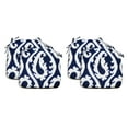 thumbnail image 1 of FBTS Prime 18x19 inch All-Weather Blue Paisley Outdoor Seat Pads, Pack of 4, 1 of 7
