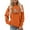 Orange, variant on KHONTS Fall Sweatshirts for Women Autumn Graphic Printed Pullover Tops Long Sleeve Casual Fashion T Shirts Orange XL
