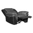 thumbnail image 2 of Saybrook Tufted Cushion Recliner Charcoal and Black, 2 of 3