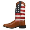thumbnail image 3 of Roper Mens Patriotism Square Toe Cowboy  Mid Calf Boots, 3 of 5