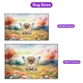 thumbnail image 5 of Welcome Spring Fairy Pug in Flower Meadow Indoor Rug Dog Lover Gifts Carpet Living Bed Room Sofa Home Decor - 13002, 5 of 5