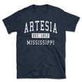 thumbnail image 1 of Artesia Mississippi Classic Established Men's Cotton T-Shirt, 1 of 1