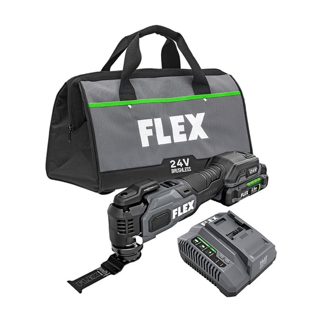 Kit de multiherramienta inalámbrica sin escobillas FLEX FX4111-1A de 24 V