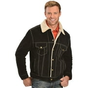 Scully Mens Sherpa Lined Boar Suede Jacket - 113-86