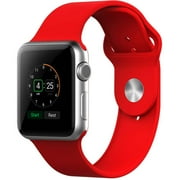 Apple Watch 42mm Soft Silicone Replacement Sport Band for Apple Watch Series 1 and 2