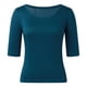 thumbnail image 3 of MKLEKYY Playeras Oversize Camiseta Básica De Manga Corta Para Mujer, Color Liso, Corte Entallado Talla M, 3 of 3