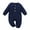 Navy, variant on Clothes Girl Toddler Baby Girl Romper Fall Winter Long Sleeve Ruffle Jumpsuit Infant Romper Size 0 3 Months,(Light Purple 0-3 Months)