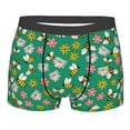thumbnail image 4 of Goofa Flying Bees Printed Men's Boxer Briefs Underwear, Moisture-Wicking Underwear, Trunk,Soft and Breathable Cotton Underwear-Small, 4 of 9