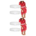 thumbnail image 2 of stanreset 2x White Dress To Impress With 100cm Long Elastic Waist Belt Buckle Fastening Included 100cm Long 2Set, 2 of 6