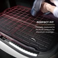thumbnail image 4 of 3D MAXpider 2020-2023 Fits Tesla Model Y 5-Seat Rear Lower Kagu Black Carbon Fiber Embossed Pattern Cargo Liner M1TL0181309, 4 of 6