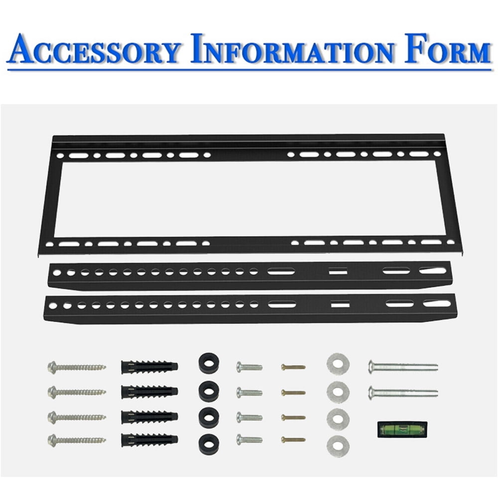 TV Wall Mount with Low Profile for Most 26-55 Inch LED, LCD and Flat Screen TVs, TV Mount Bracket with VESA Up to 400x400mm and Weight Capacity 110lbs,and Space Saving TV Bracket