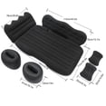 thumbnail image 6 of Premium Car Inflatable Mattress in Black & Beige, PVC Flocking Surface, Foldable & Portable, Comes with Air Pump, Storage Bag, 2 Pillows & Support Blocks, Fits RV, Truck & Car Back Seat, 6 of 14