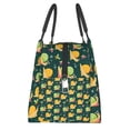 thumbnail image 6 of Ratiio Snails And Butterfies Pattern Portable Insulation Lunch Bag, Insulated Food Delivery Bag, Meal Grocery Tote Insulation Bag Large Capacity Reusable Warming Bag, 6 of 7