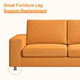 thumbnail image 5 of 4Pack Metal Adjustable Furniture Legs for Bed Cabinet 150-160mm(5.9"-6.3"), White, 5 of 6