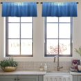 thumbnail image 3 of LALILO Kitchen Curtain Valance Underwater Underwater Rod Pocket Window Curtain 52"x 18" Set of 2, 3 of 5
