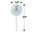 thumbnail image 6 of Beautiful Cuddly Cat Kitten in a Sweater Cupcake Picks Toppers Decoration Set of 6, 6 of 7