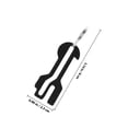 thumbnail image 2 of KONTONTY 4Pcs Stainless Steel Trolley Tokens Hanging Decor for Shopping Trips, 2 of 8