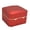 Red, variant on 1 Piece Watch Light Box Soft Flannel Single Slot Watch Case LED Light Gift Box for Anniversary Birthday Valentine's Day, Black
