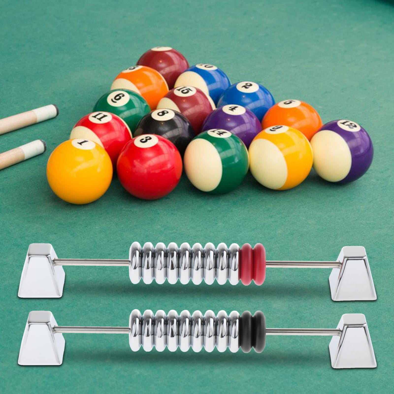 2x Shuffleboard Score Keeper Metal Abacus Score Style Devices Snooker Billiard Score Board for Tabletop Games Shuffleboard Tables Football
