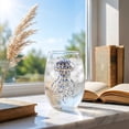 thumbnail image 6 of Yardvibe Artisanal Ringed Glassware, 3D Stemless Wine Glasses, Handcrafted Marine Animal Bar Glass, Coastal Home Decor Gift for Ocean Lovers (W), 6 of 6