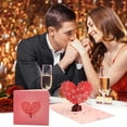 thumbnail image 5 of Venoro Valentine's Day 3D Pop-Up Greeting Cards Romantic Cards for Lover Anniversary, 5 of 9