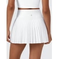 thumbnail image 2 of CRZ YOGA High Waisted Pleated Tennis Skirts for Women Mini Lined Casual Tummy Control Skort with Pockets, 2 of 5