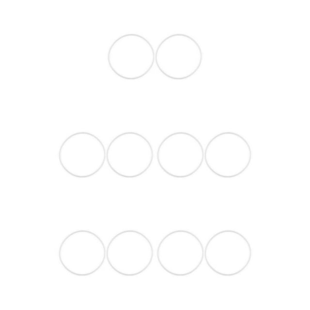 Maytalsory 2x Durable Rubber Rings For Barstool Base Reliable Easy Setup For Floor white 60cm 5Set