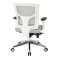 thumbnail image 4 of Pro Grid Gray Mesh Fabric Mid Back Chair with 2-Way Adjustable Arms, 4 of 5