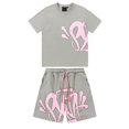 thumbnail image 1 of Pantalones Cortos Para Hombre, Chándales de Ocio Para Hombre, Camisetas y Pantalones Cortos Estampados de Cuello Redondo, Conjuntos de Chándal Holgados de Manga Corta Para Verano, Top Deportivo, 1 of 2