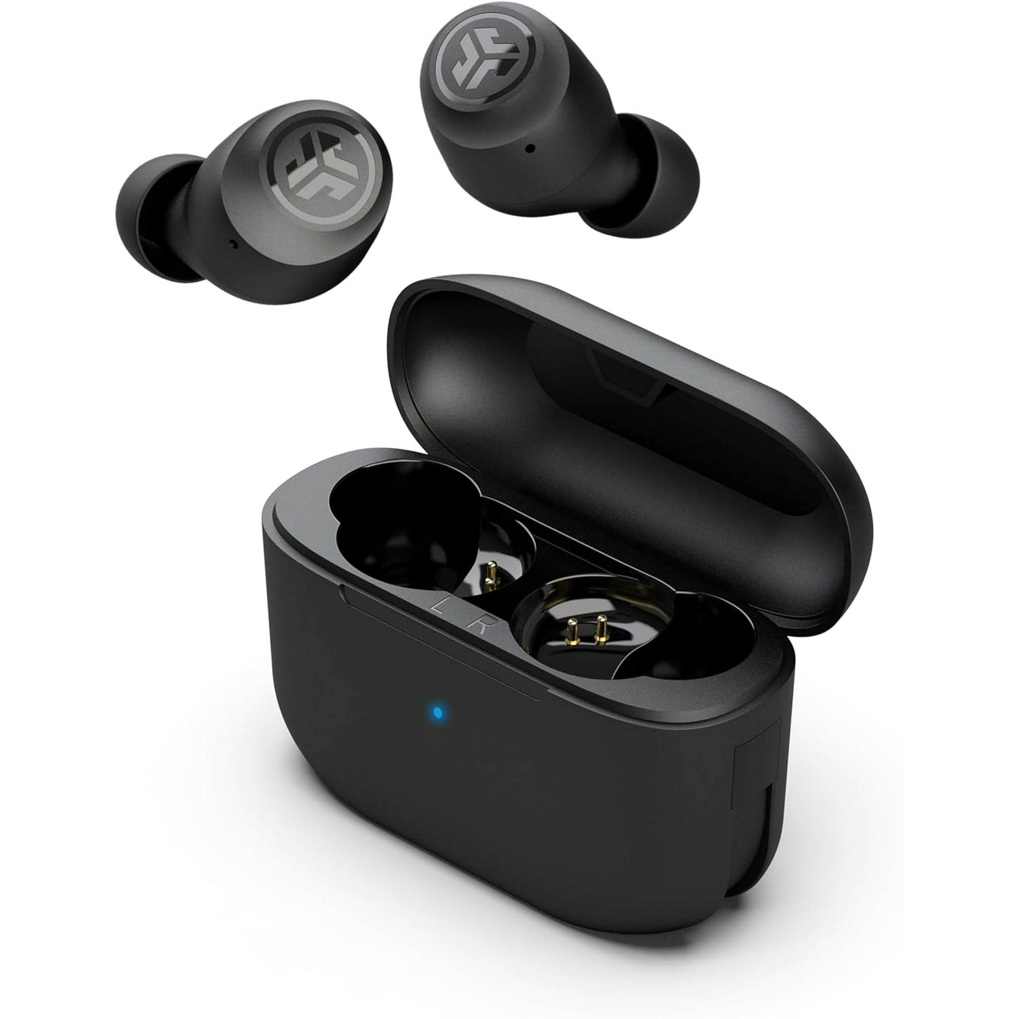 JLab Go Air Pop True Wireless Earbuds w/ Charging Case, Black