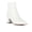 White Soft Pu, variant on Womens Nightlife Faux Leather Heel Ankle Boots