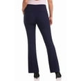 thumbnail image 3 of Rekkuna Women's Comfort Stretch Pull-On Bootcut Pant with Tummy Tamer Panel (10, Navy), 3 of 5
