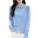 thumbnail image 2 of Cárdigan de moda para mujer, informal, de verano, de color liso, holgado, de manga larga, blusa de poliéster para mujer, 2 of 3
